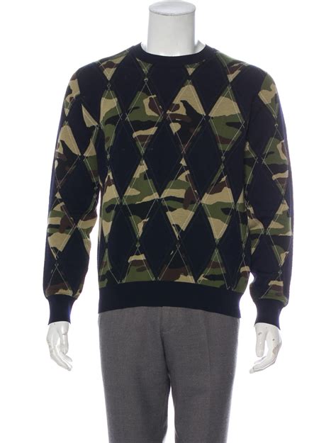 dior camo square sweater|dior knitted sweaters.